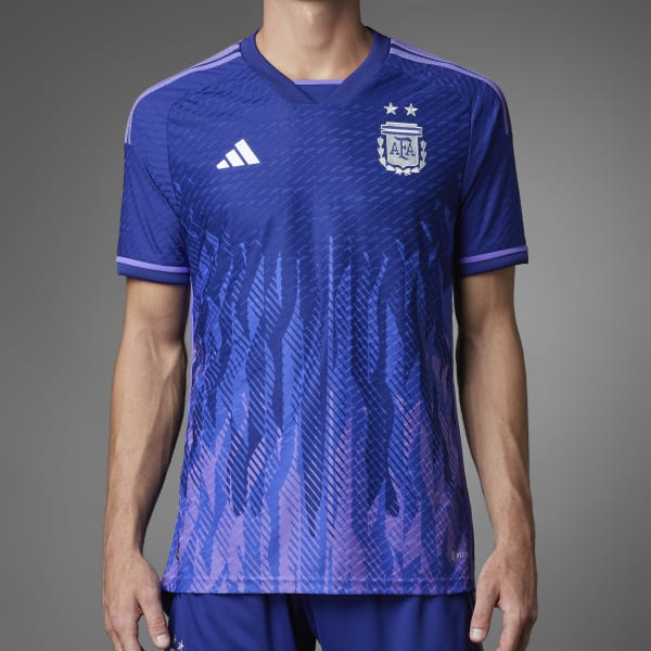 adidas Áo Đấu Sân Khách Authentic Đội Tuyển Argentina 22 Màu xanh da