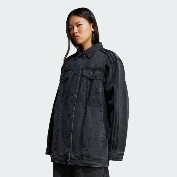 Μαύρο Adilenium Season 3 Two-In-One Denim Shirt Jacket