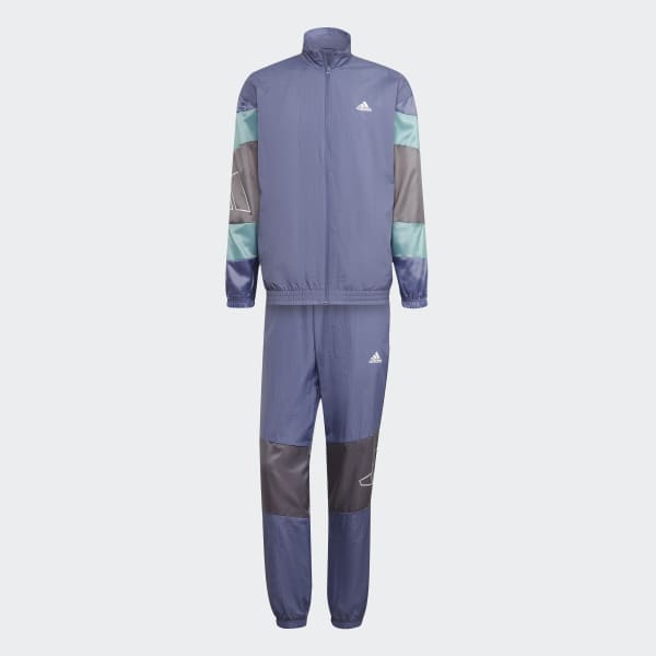 Adidas multi coloured tracksuit discount
