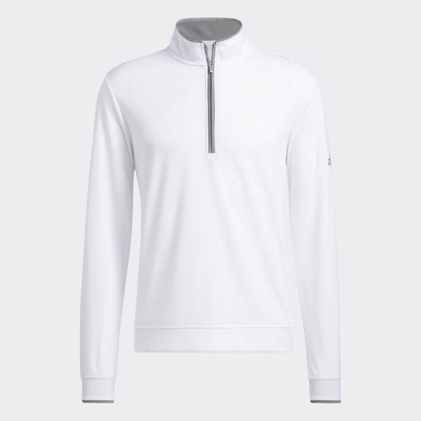 Blanco Sudadera Cierre Corto L4654