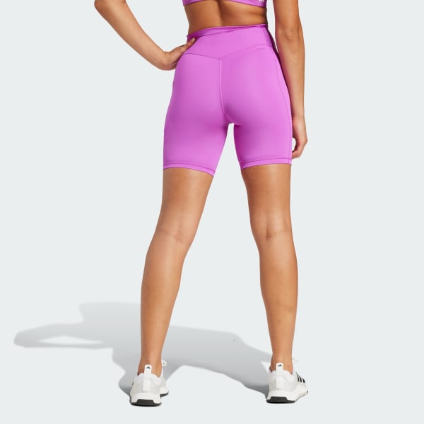 Purple Optime 7-Inch Leggings