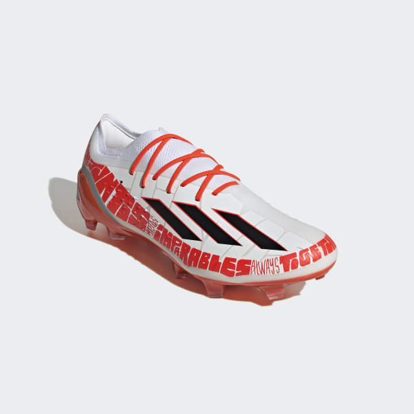 adidas X Speedportal Messi.1 Firm Ground Cleats White Unisex Soccer