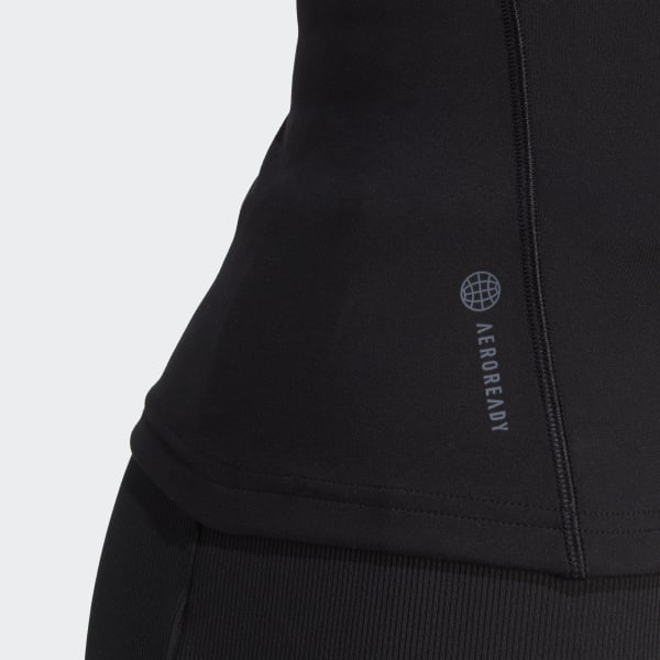 Negro Camiseta de tirantes Yoga Studio