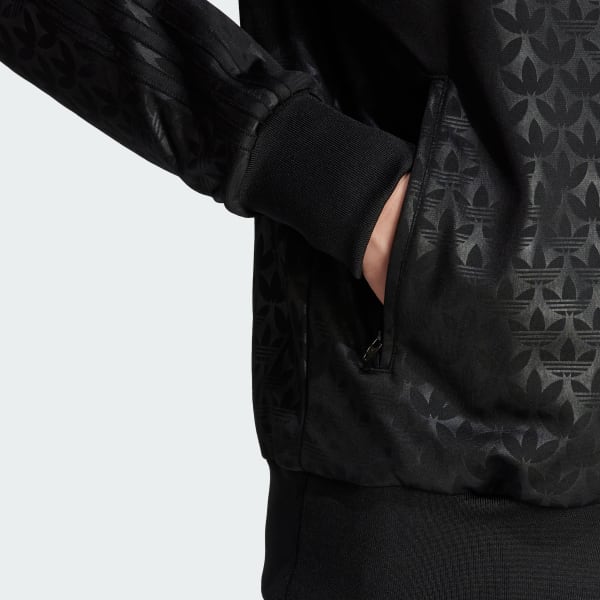 adidas Graphics Monogram Firebird Track Jacket - Black | Men's