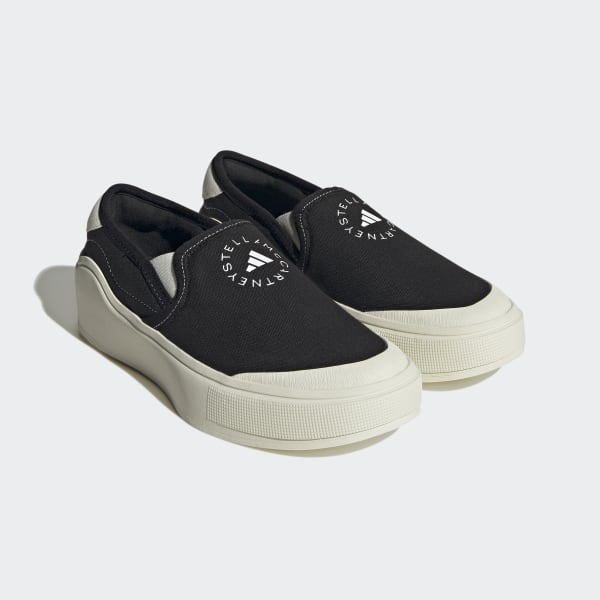 adidas by Stella McCartney Court Slip-On Shoes - Black | Free Shipping ...