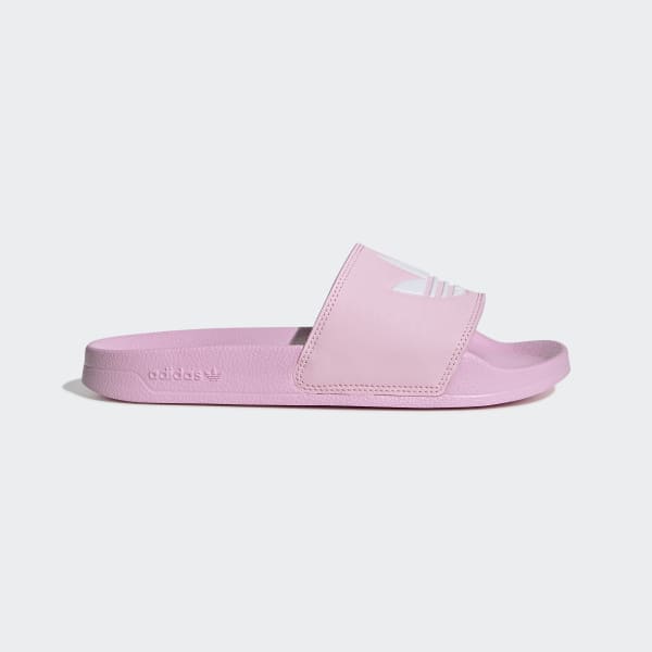 adidas adilette pink white