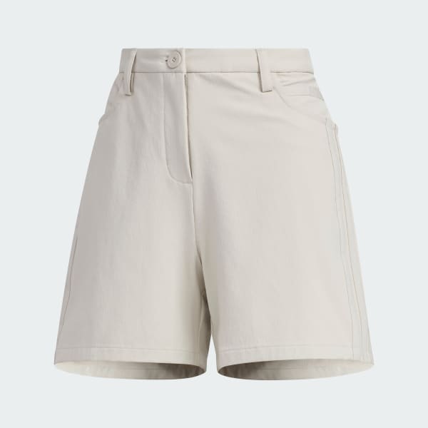 ベージュ スリーストライプス 5インチ ショーツ