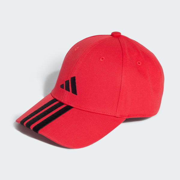 Red 3-Stripes New Logo Baseball Cap