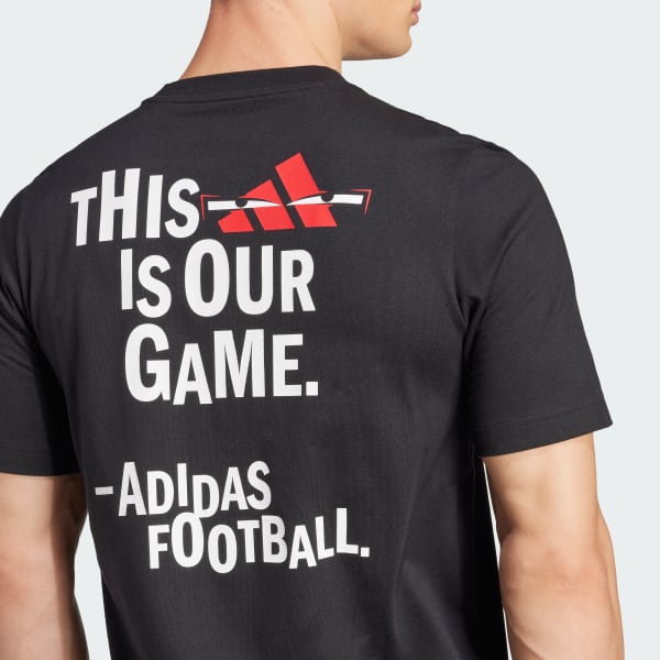 adidas Football Graphic Tee - Black | adidas Vietnam