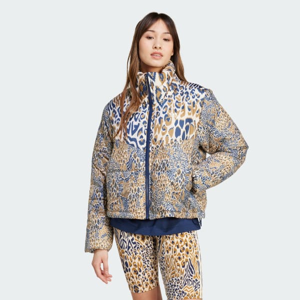 Flerfarget adidas x FARM Rio Padded Jakke