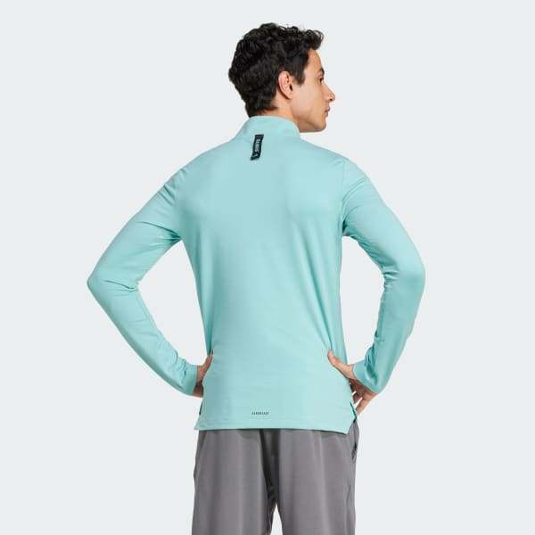 Turkis Workout Half-Zip Top