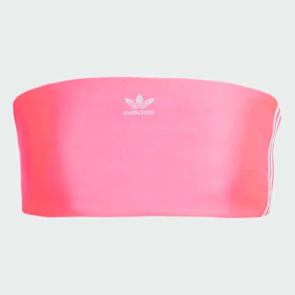 Rosa Top Tubo 3 Franjas