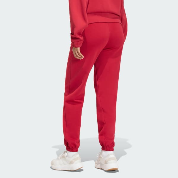 Burgundy Future Icons Small Logo Pants