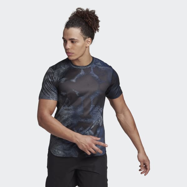 vícebarevná Tričko D4T HIIT Allover Print Training HL087