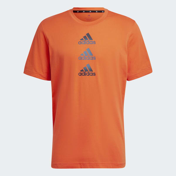 Orange T-shirt à logo Designed to Move
