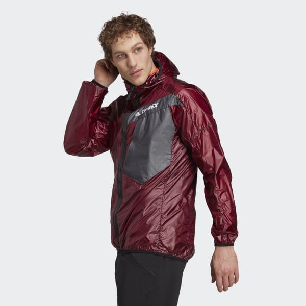 Bordeaux Techrock Three-in-One Windjack met Capuchon