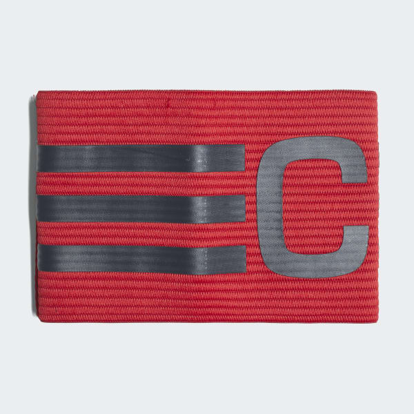 Rojo Brazalete de capitán para fútbol (UNISEX)