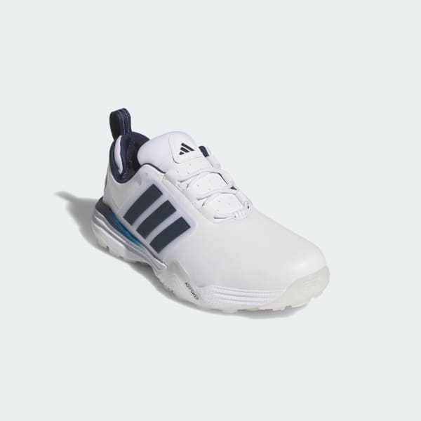 White ADIPOWER 26 WIDE SPIKELESS GOLF SHOES