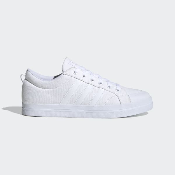 all white adidas low tops