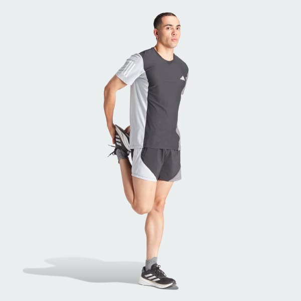 Negro Remera Own The Run Colorblock