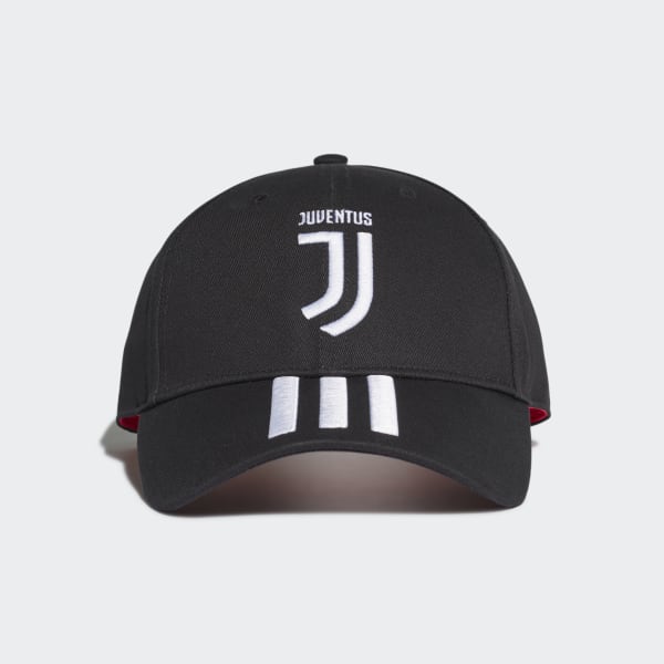 adidas Juventus 3-Stripes Cap - Black 