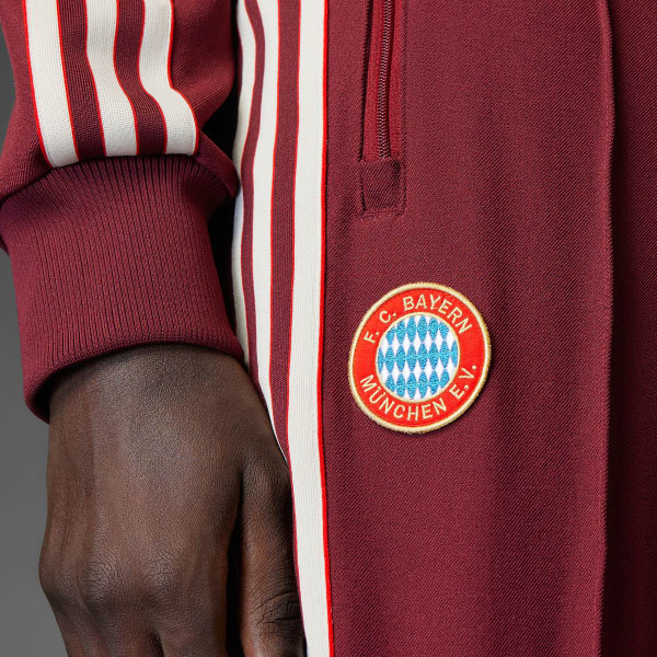 Weinrot FC Bayern München Terrace Icons Trainingshose