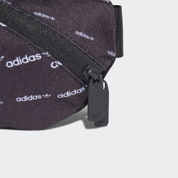 ADIDAS ORIGINALS Fanny Pack 'Monogram Waist' in Black