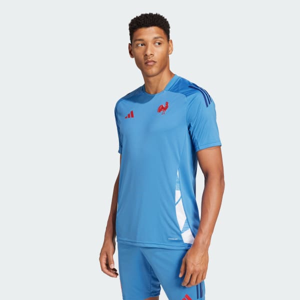 adidas France Performance Tee Blue adidas Deutschland