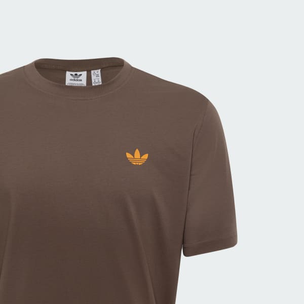 Brown Retro Orange GFX Loose Tee