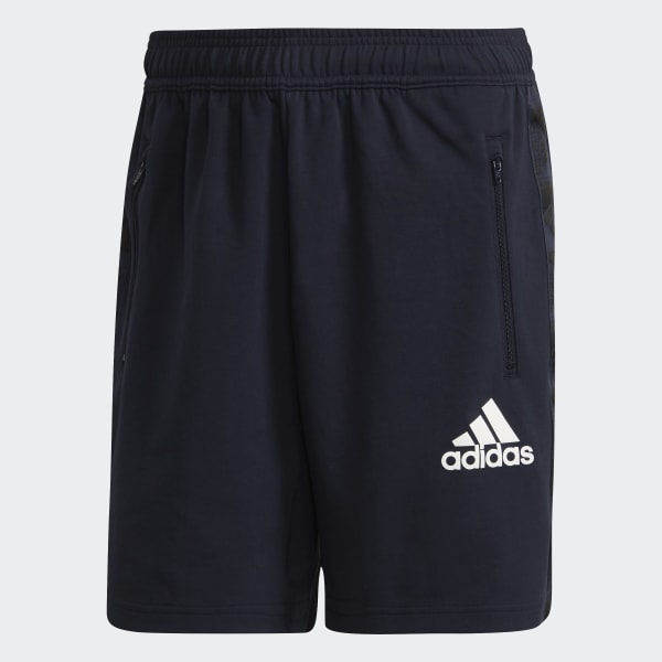 adidas AEROREADY Designed to Move Sport Motion Logo Shorts - Blue ...