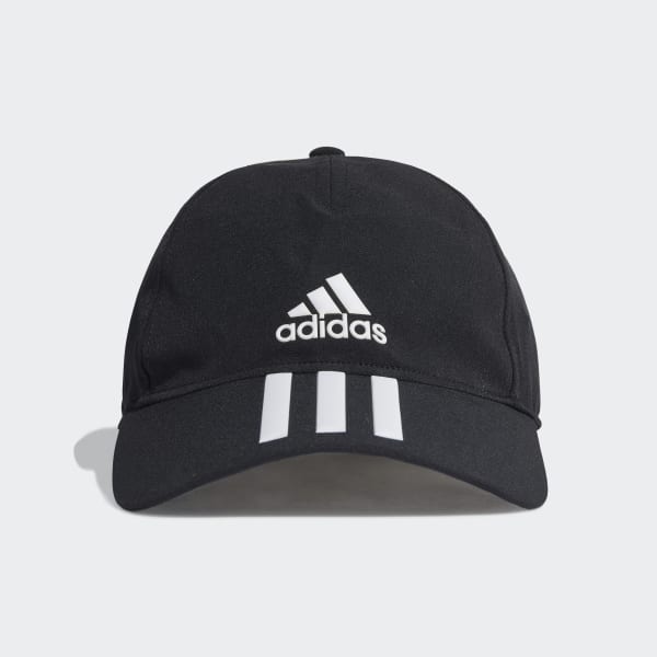 ブラック AEROREADY 3ストライプス ベースボールキャップ / AEROREADY 3-Stripes Baseball Cap