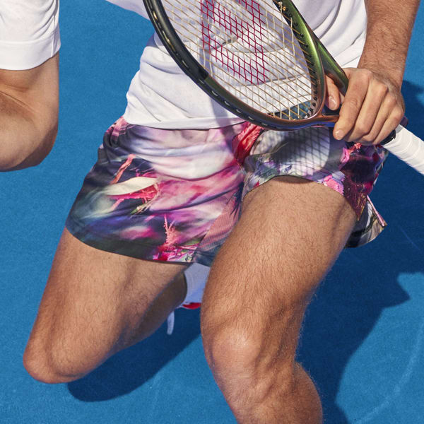 Multicolor Melbourne Ergo Tennis Graphic Shorts