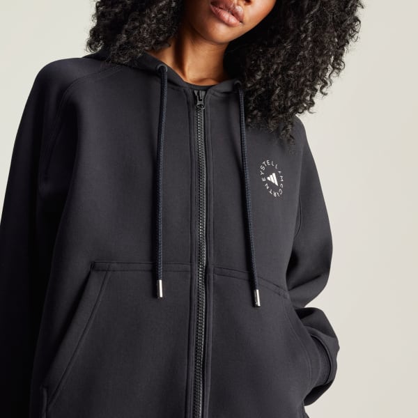 adidas by Stella McCartney フルジップ パーカー - ブラック