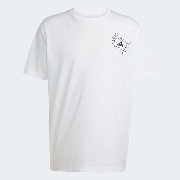 Beyaz Running Chase The Runners High Graphic Tişört