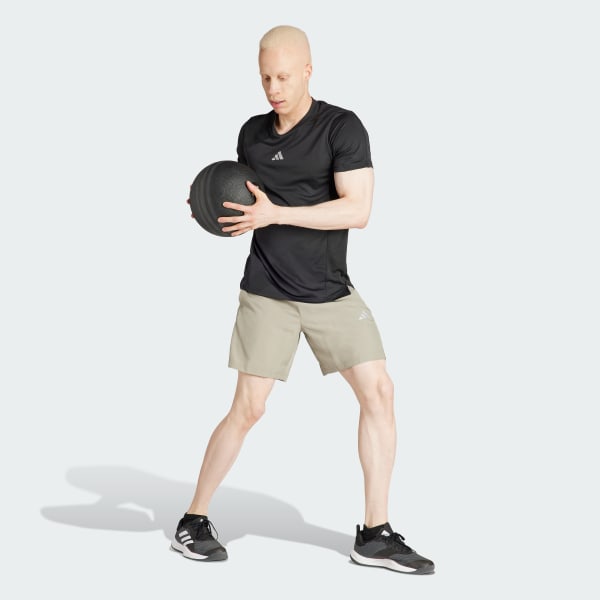 zelená Šortky Gym+ Training Woven