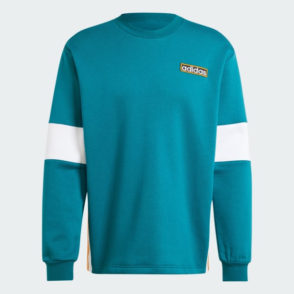 Adidas originals adibreak v neck sweatshirt new arrivals