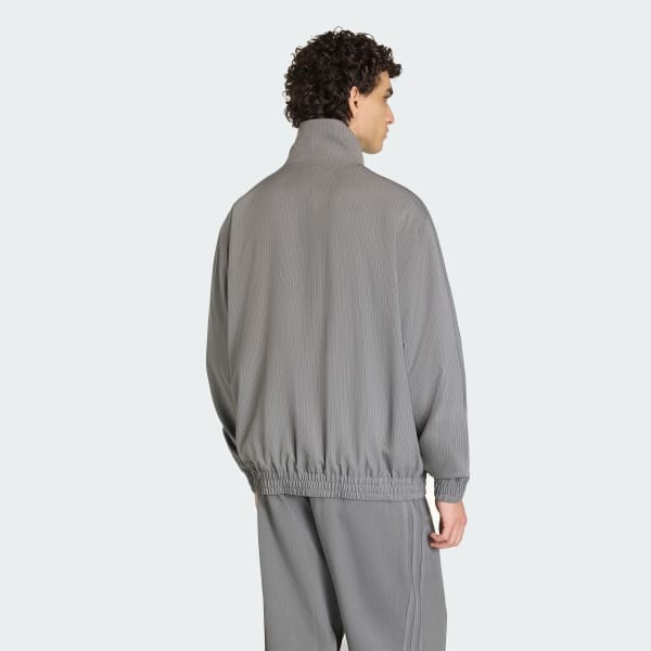 Grey 파이어버드 루스 핀스트라이프 트랙 탑