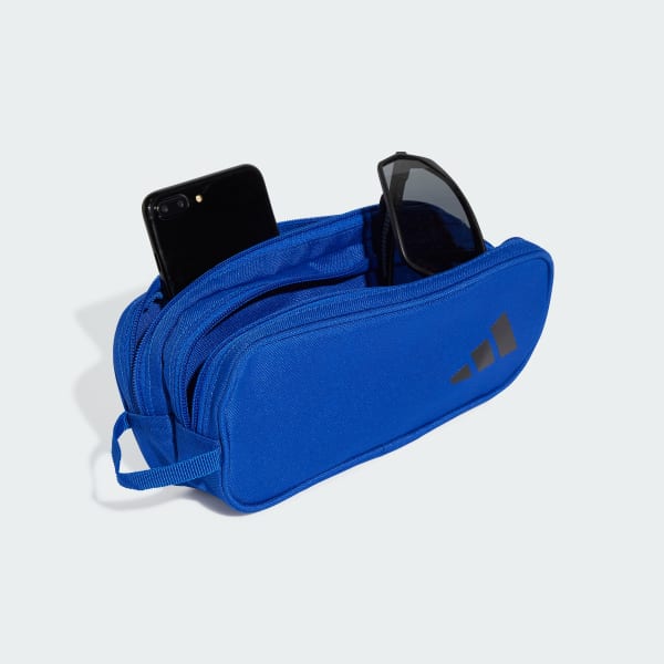 Azul Estuche para Lápices Two Zipper