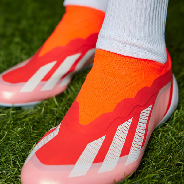 Adidas rojos sin cordones shop