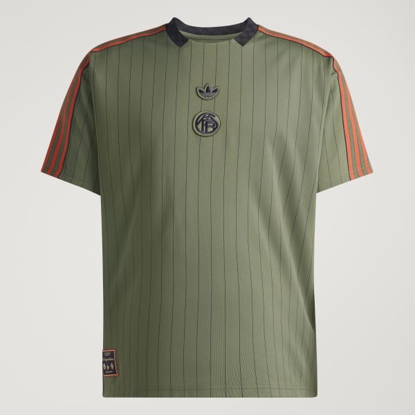 Tシャツ・カットソー ADIDAS FC Bayern Terrace Icons Jersey 5FT356 adidas FC Bayern Terrace Icons Jersey - Green | Free