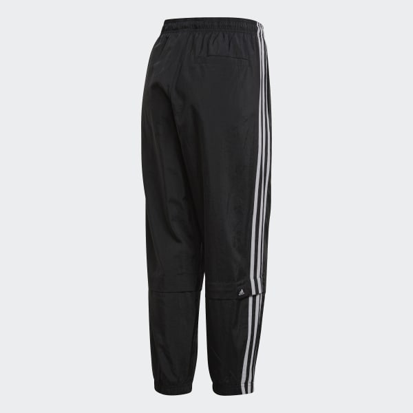 Black Comfortable Woven Track Suit Pants