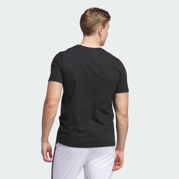 Negro Playera Badge of Sport