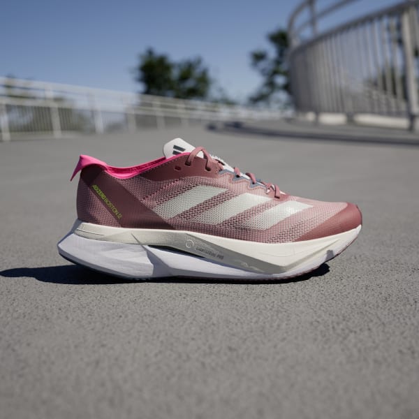 สีชมพู รองเท้า Adizero Boston 12
