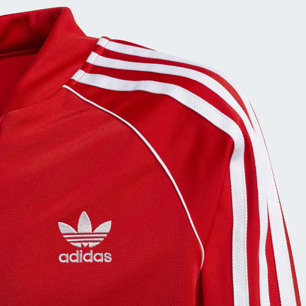 adidas Adicolor SST Track Jacket - Red | Free Shipping with adiClub ...