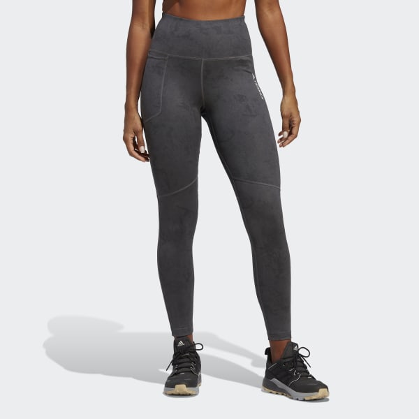 adidas Hiking Grey TERREX US Multi Leggings | Allover Women\'s adidas Print | -