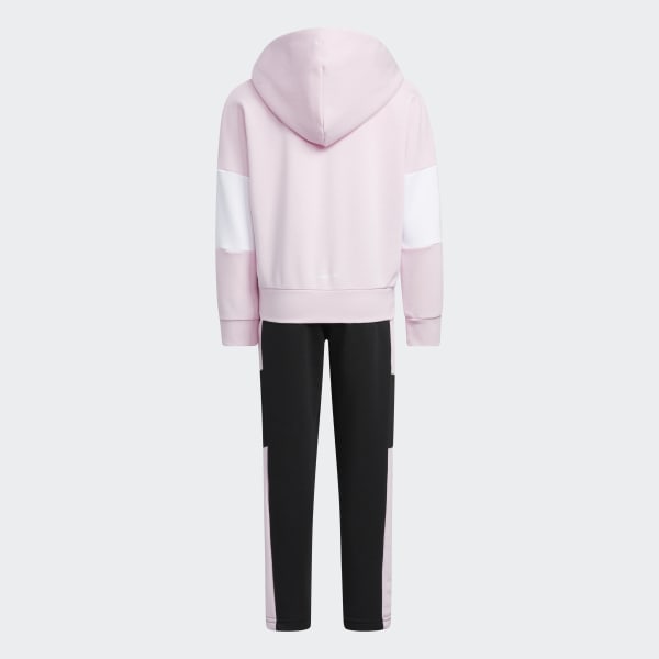 Adidas track suit pink clearance