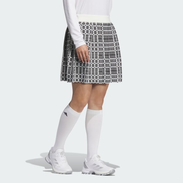 ホワイト 【ゴルフ】フルファッション プリーツスカート_45