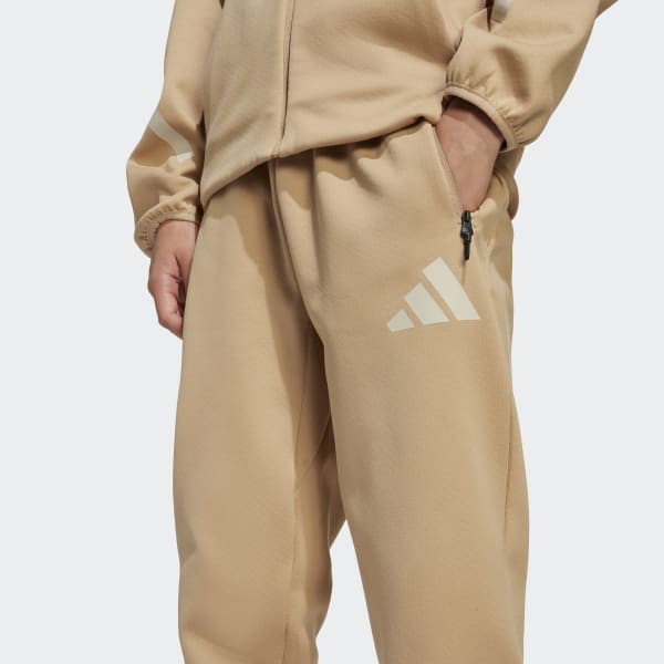 adidas Z.N.E. Tapered-Leg Pants - Brown | Free Shipping with