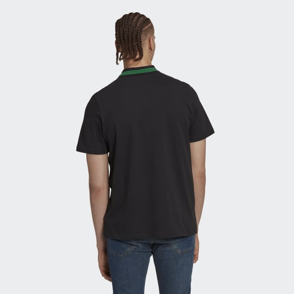 Black Celtic FC DNA Polo Shirt