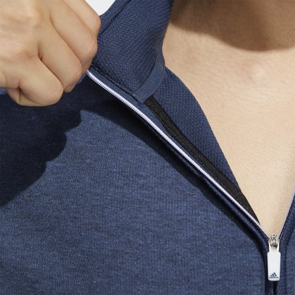 Blue 3-Stripes Quarter-Zip Pullover 22656